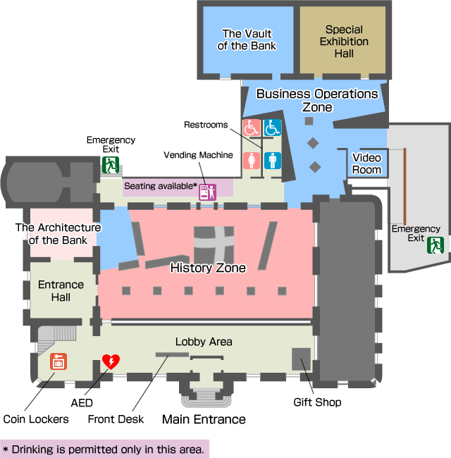 Image: floor map of the museum