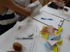 おこづかいゲームの様子