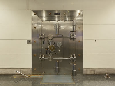 Image: door of the original vault